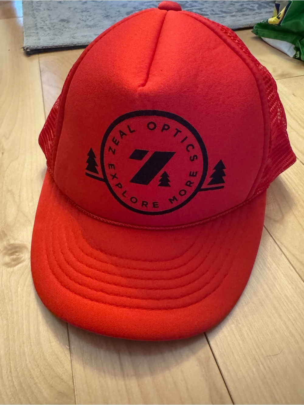Zeal Optics Red Cap Hat - 'Explore More' Logo